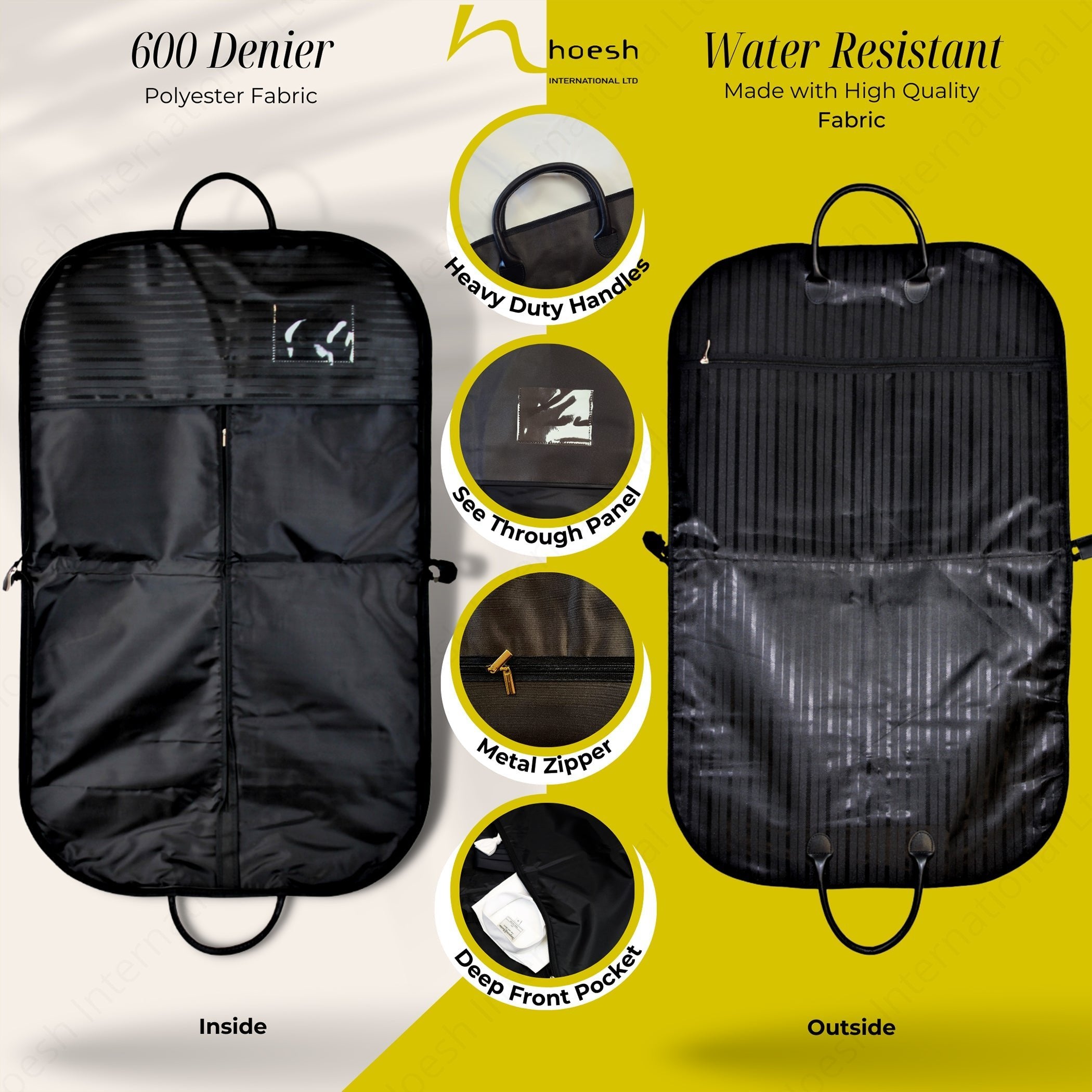 40 Foldable Waterproof Heavy duty Garment Cover Travel Bag with Handl